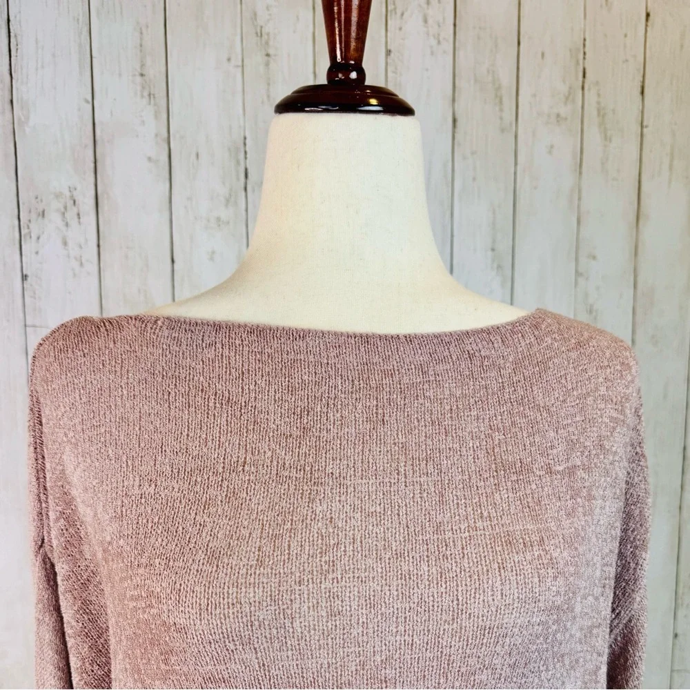 H&M | Soft Dusty Rose Sweater XS – Minimalist Chic Layering Top